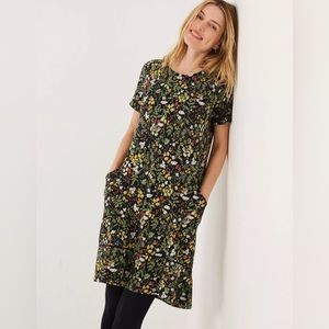 Simone Forest Fauna Jersey Dress 8R